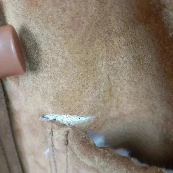 NY Jeans jacket Size Medium 100% Leather - Picture 6 of 8